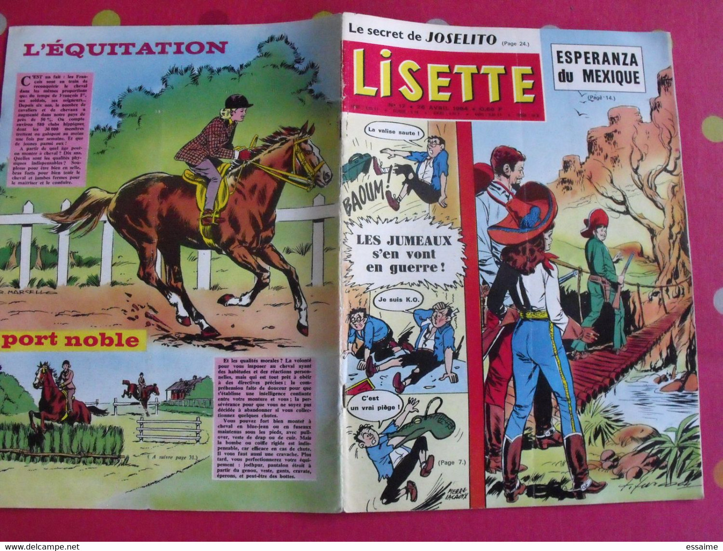 Lisette. 26 n° de 1962, 1963, 1964. lacroix lay tiky fusco francey marcello. à redécouvrir G.H.