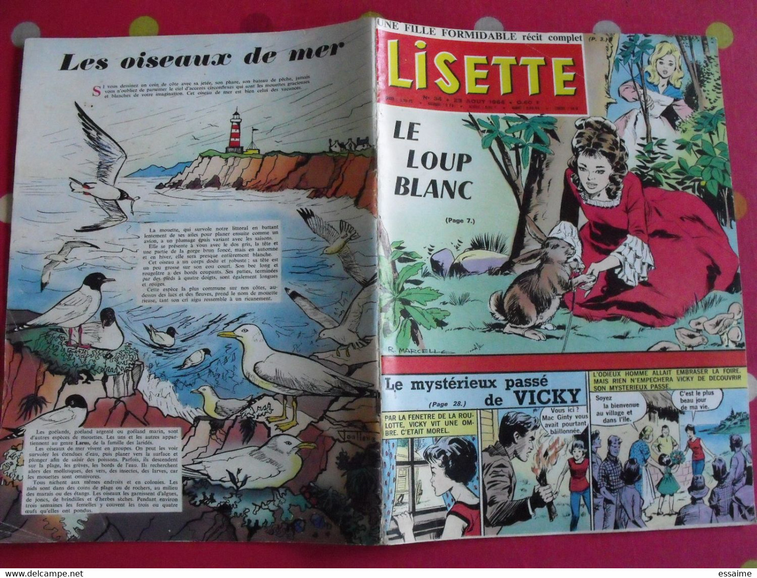 Lisette. 26 n° de 1962, 1963, 1964. lacroix lay tiky fusco francey marcello. à redécouvrir G.H.