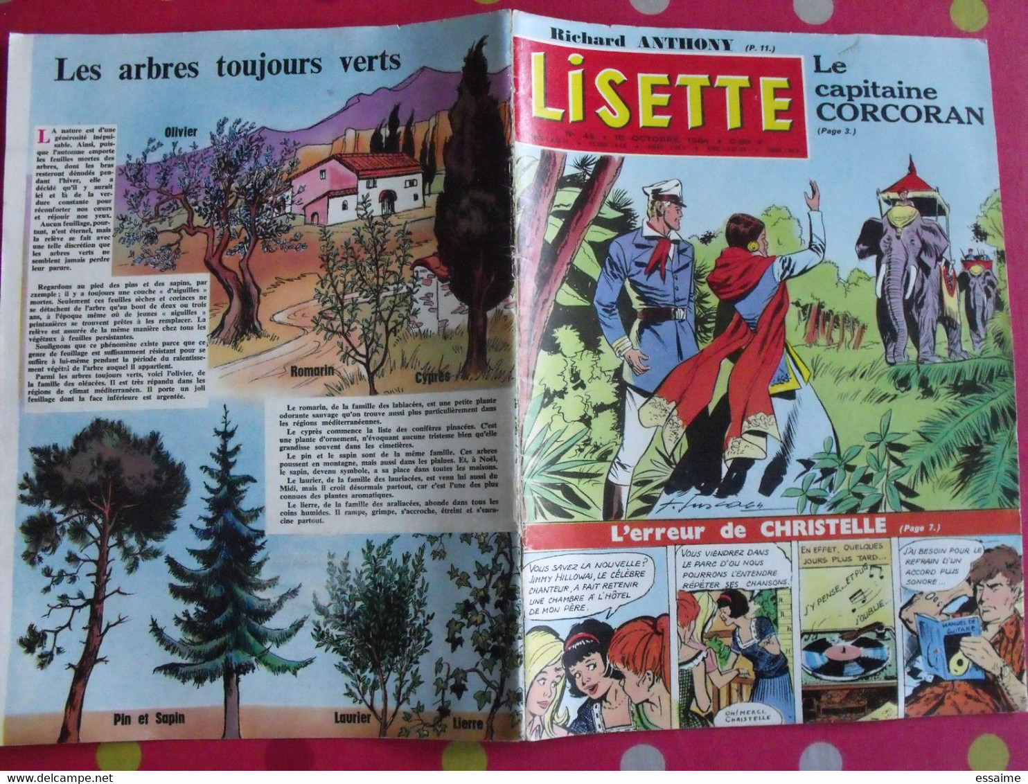 Lisette. 26 n° de 1962, 1963, 1964. lacroix lay tiky fusco francey marcello. à redécouvrir G.H.