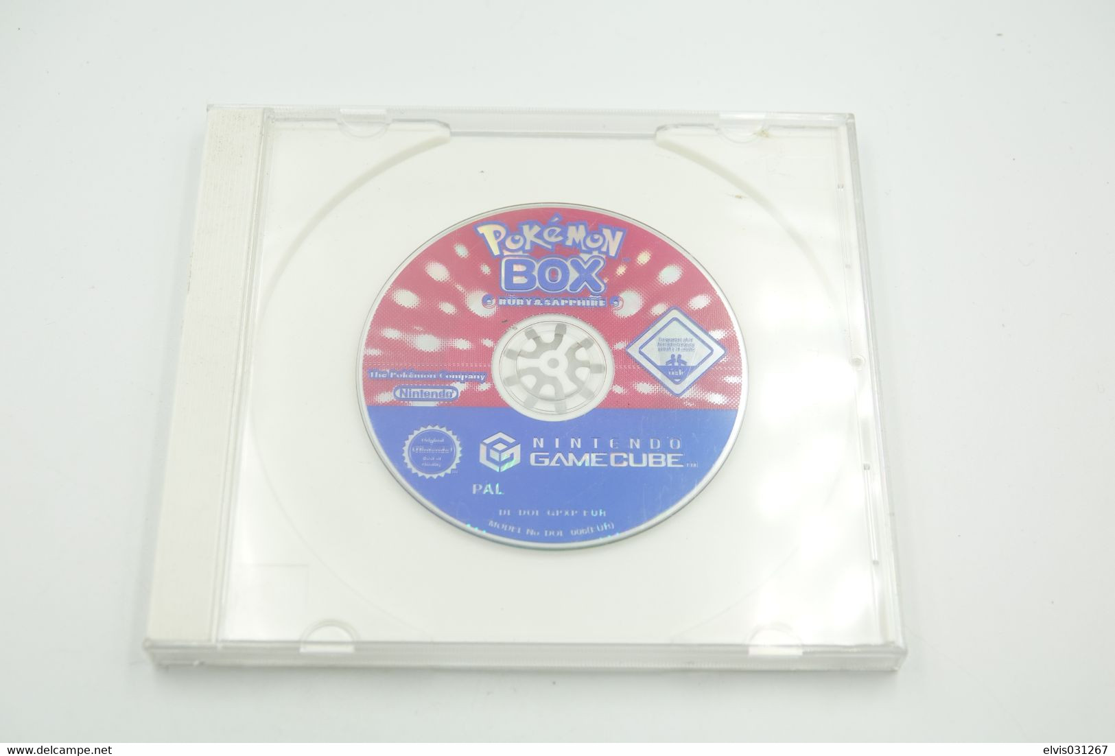 NINTENDO GAMECUBE : POKÉMON BOX RUBY & SAPPHIRE HOLY GRAIL Loose - Game - Nintendo GameCube