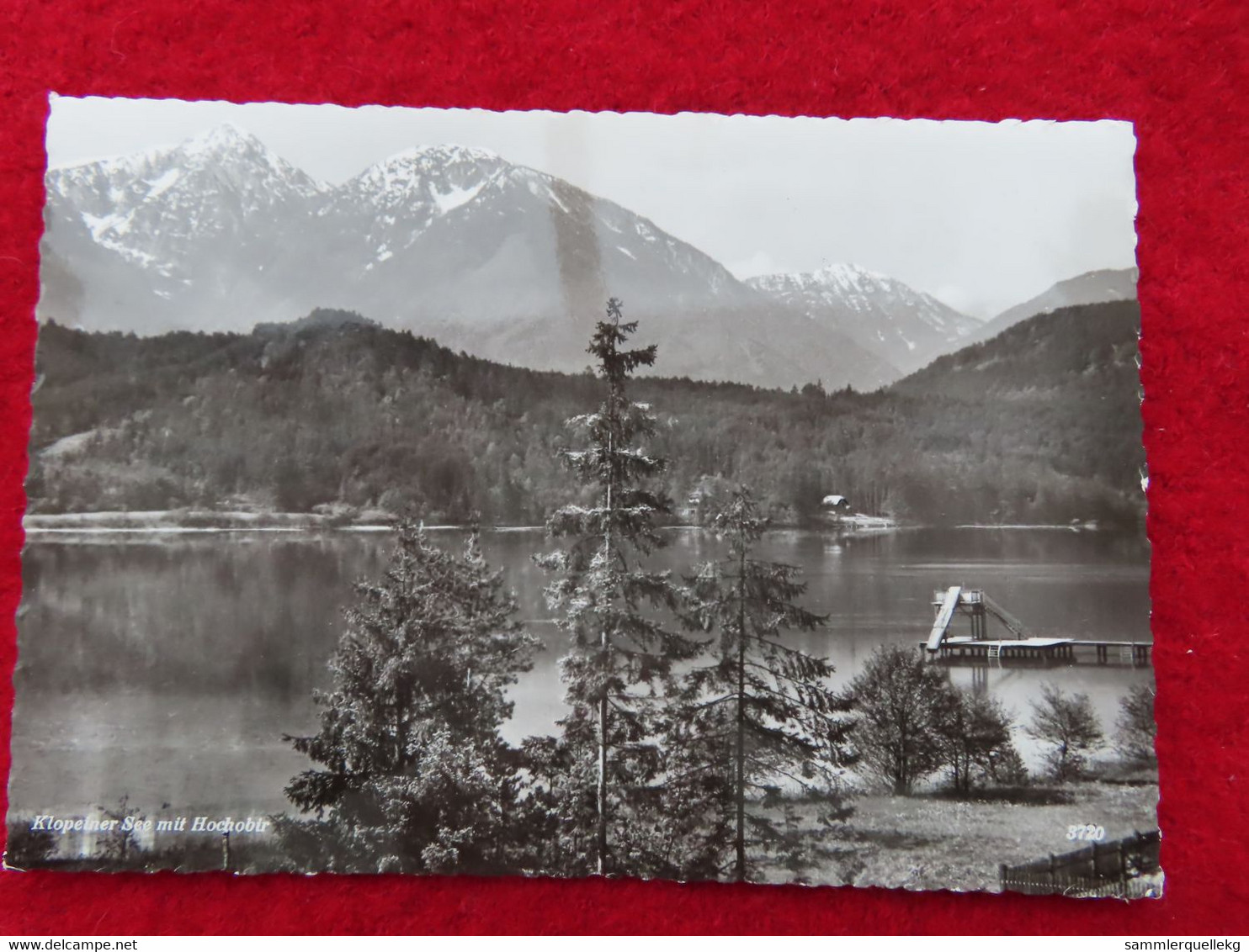 AK: Echtfoto - Klopeiner See Mit Hochobir, Ungelaufen (Nr.944) - Klopeinersee-Orte