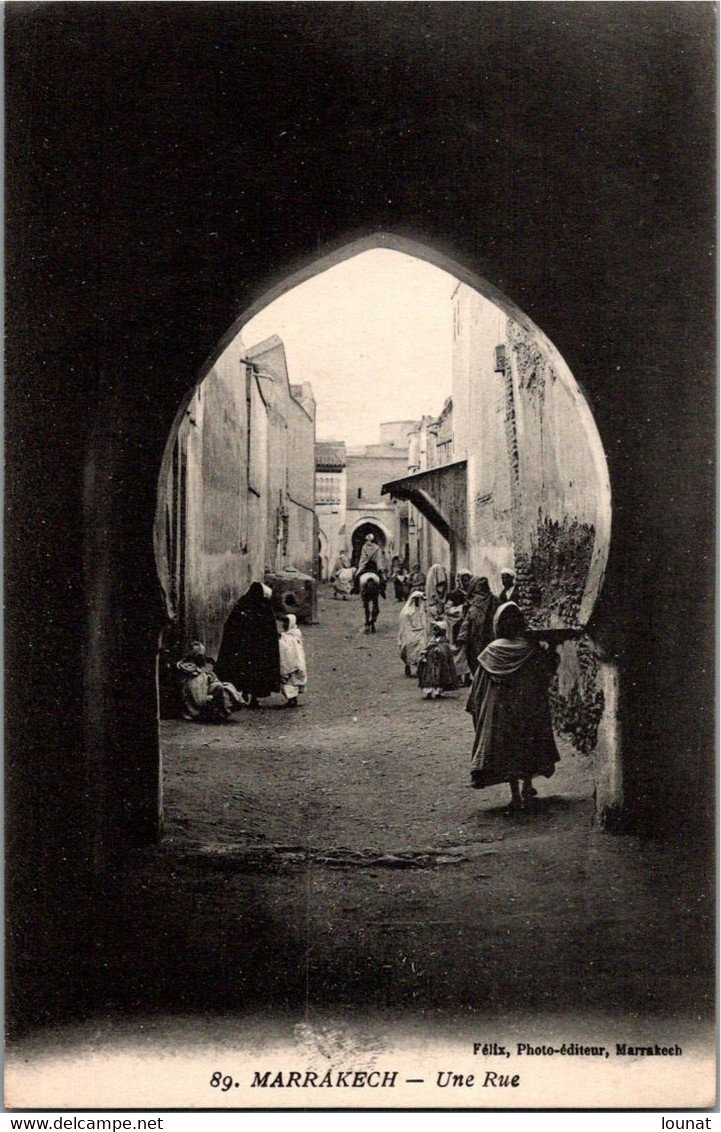 Marrakech - Une Rue - Marrakech