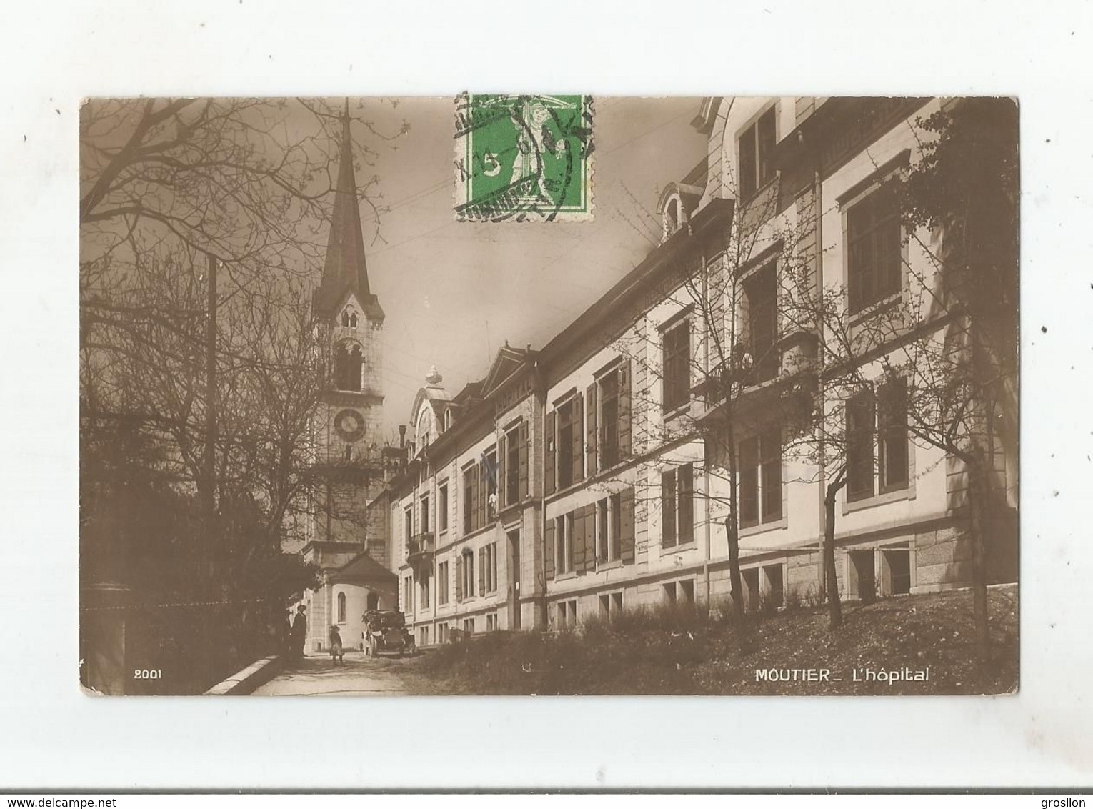 MOUTIER 2001 CARTE PHOTO L'HOPITAL - Moutier