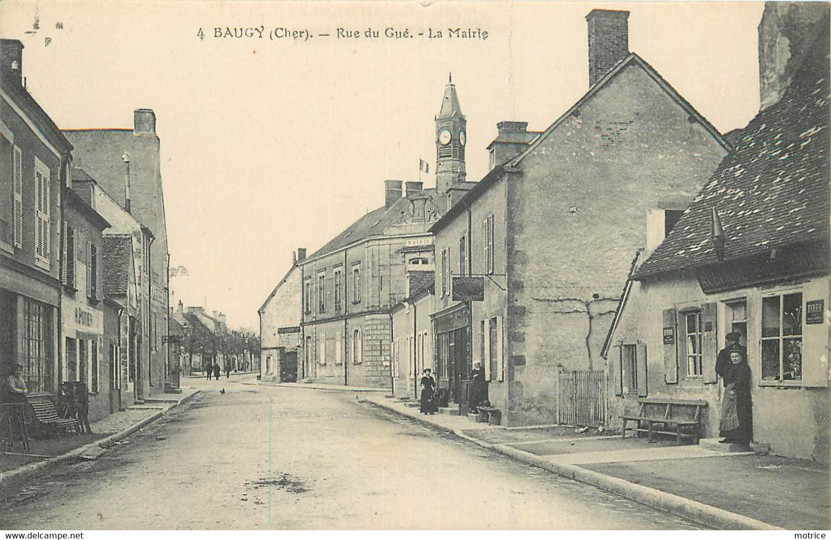 BAUGY - Rue Du Gué, La Mairie. - Baugy