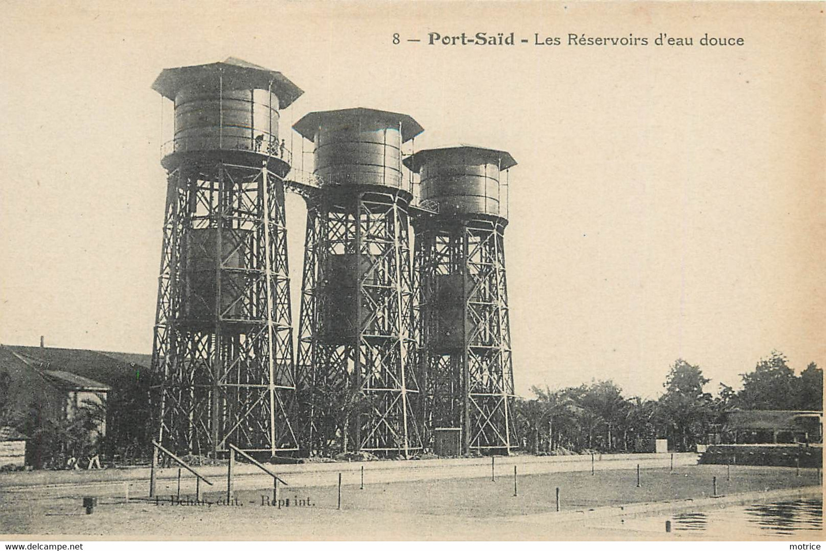 PORT SAÏD - Les Réservoirs D'eau Douce. - Invasi D'acqua & Impianti Eolici