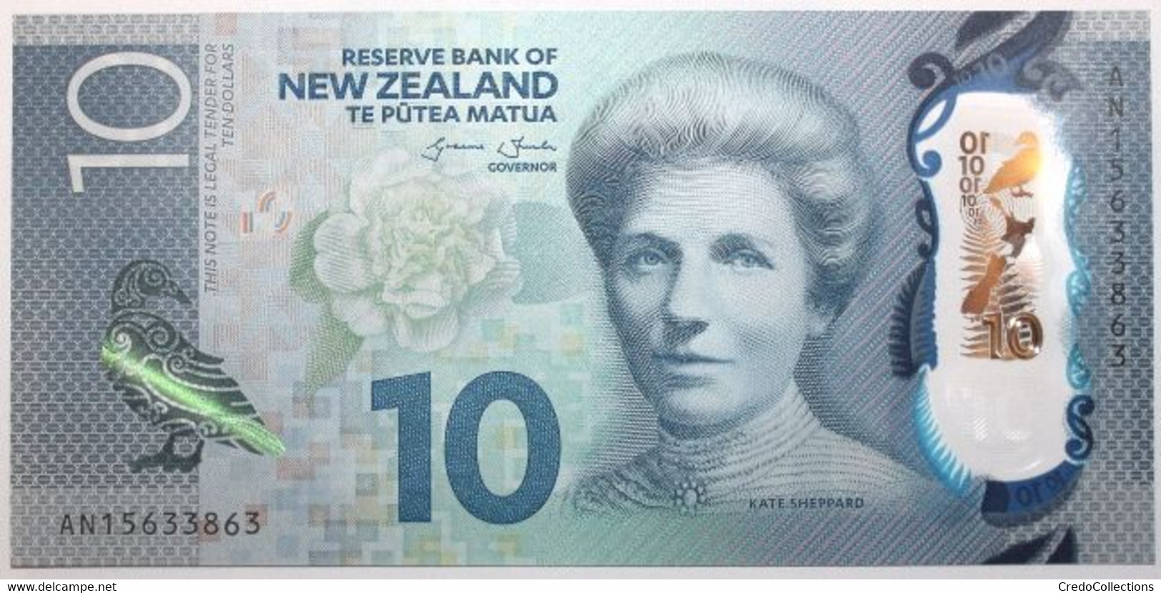 Nouvelle-Zélande - 10 Dollars - 2015 - PICK 192a - NEUF - New Zealand