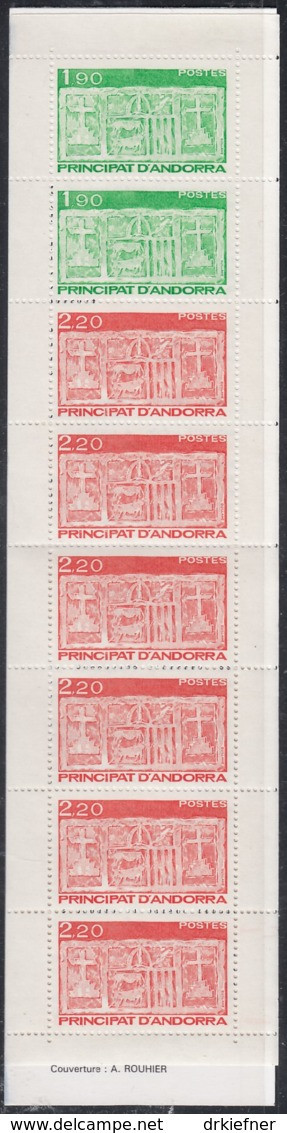 ANDORRA Franz., Markenheftchen 1, Postfrisch **,  Freimarken: Ältestes Wappen Von Andorra 1987 - Booklets