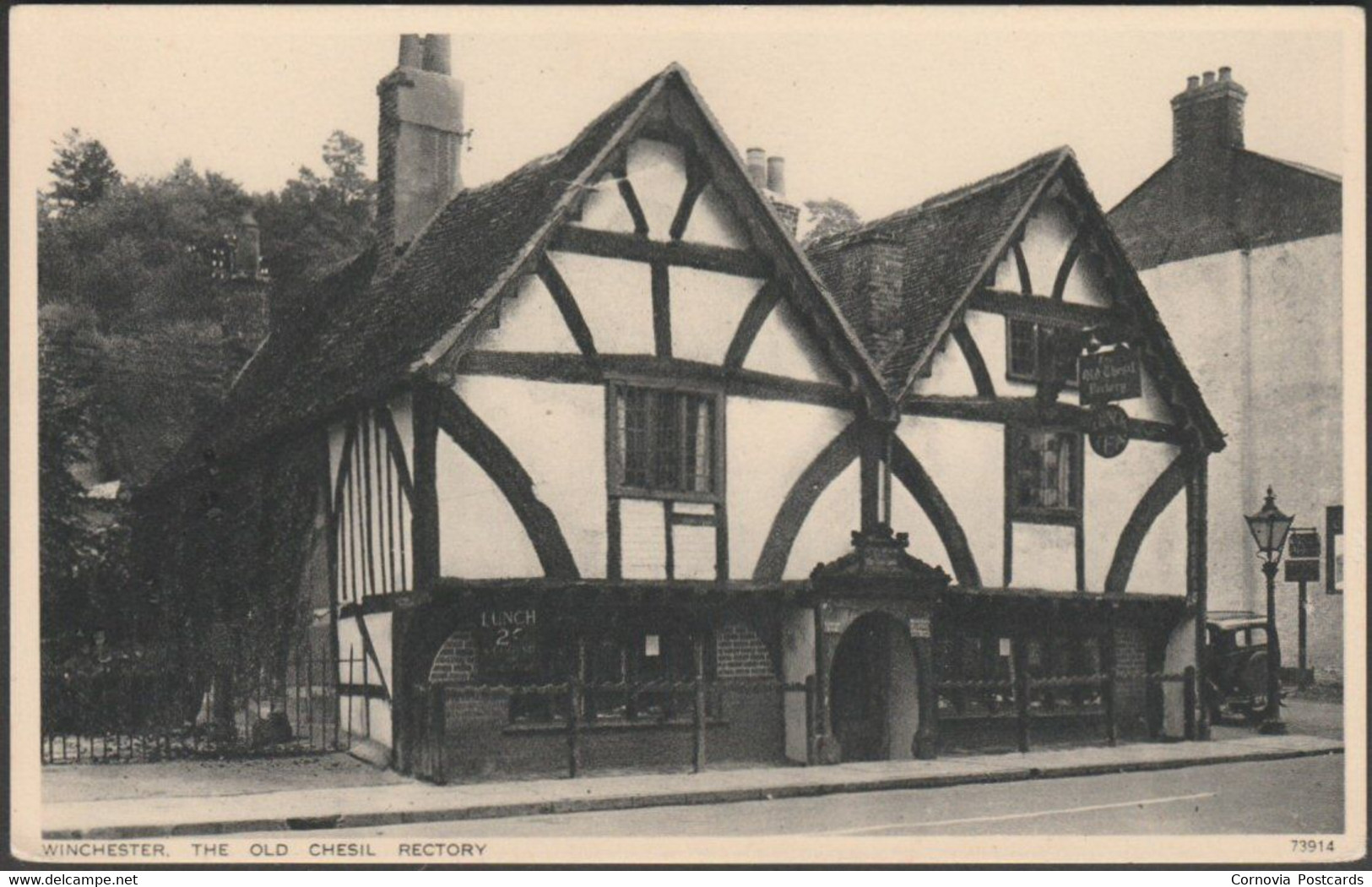 The Old Chesil Rectory, Winchester, Hampshire, C.1940s - Photochrom Postcard - Winchester