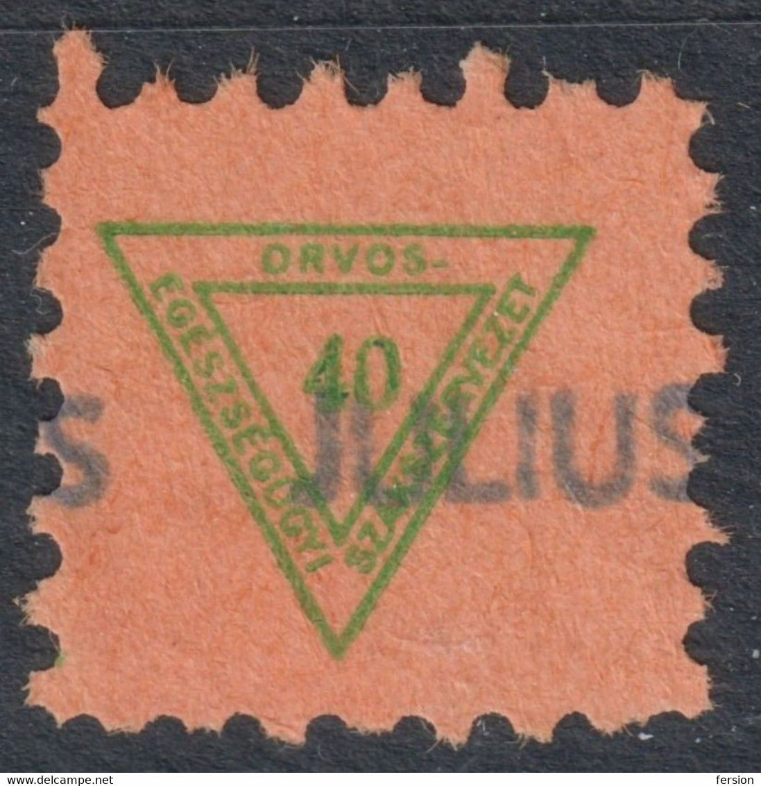 DOCTOR - Health Care Worker Association Labor Union Tax Member LABEL CINDERELLA VIGNETTE 1947 Hungary - Dienstmarken
