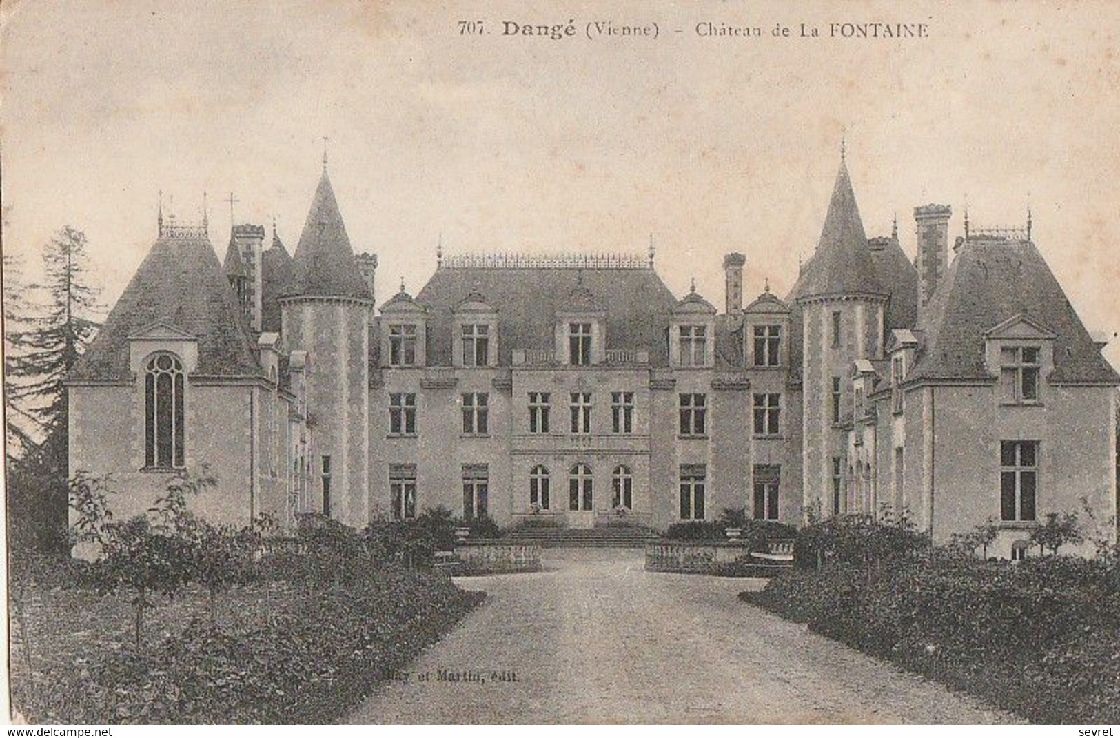 DANGE. - Château De La FONTAINE - Dange Saint Romain