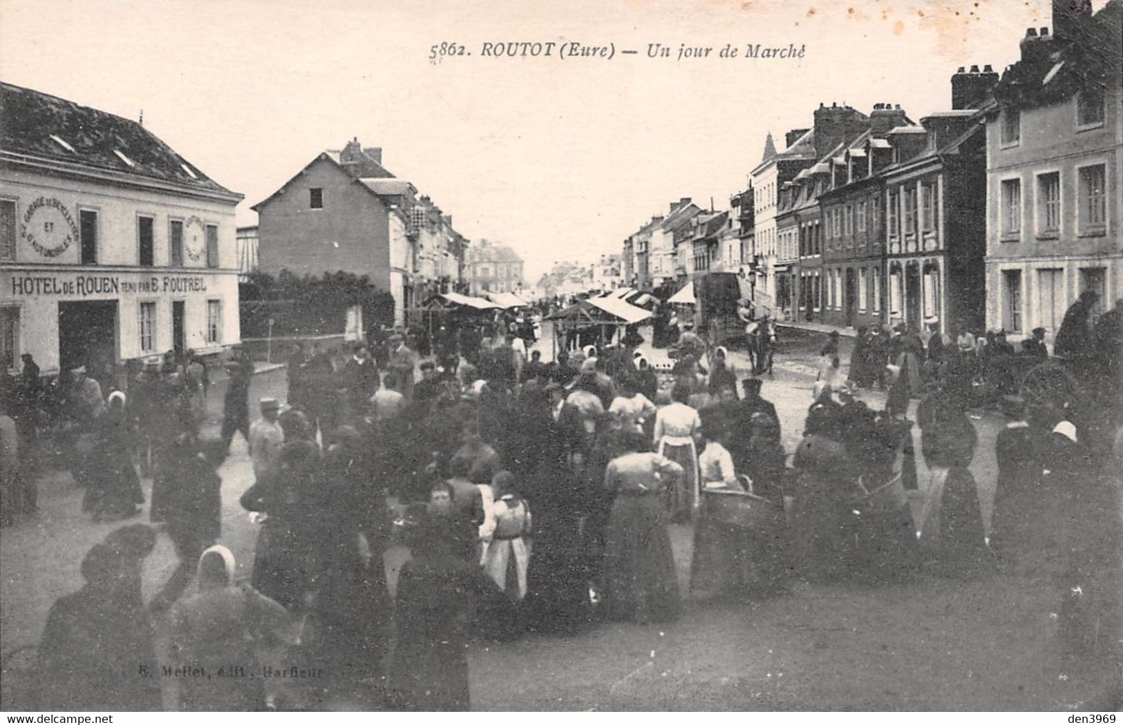 ROUTOT (Eure) - Un Jour De Marché - Hôtel De Rouen E. Foutrel - Routot