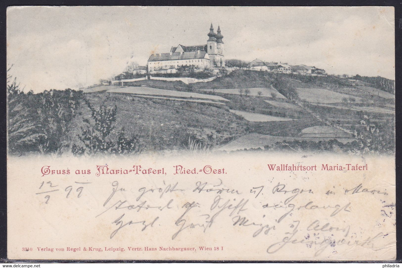 Maria Taferl, General View, Church, Mailed 1899 - Maria Taferl