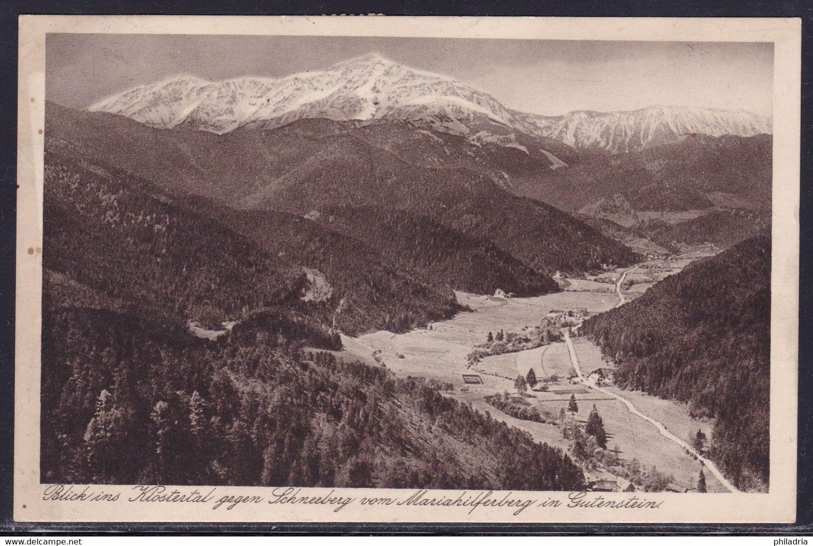 Gutenstein, General View, Mailed 1929 - Gutenstein