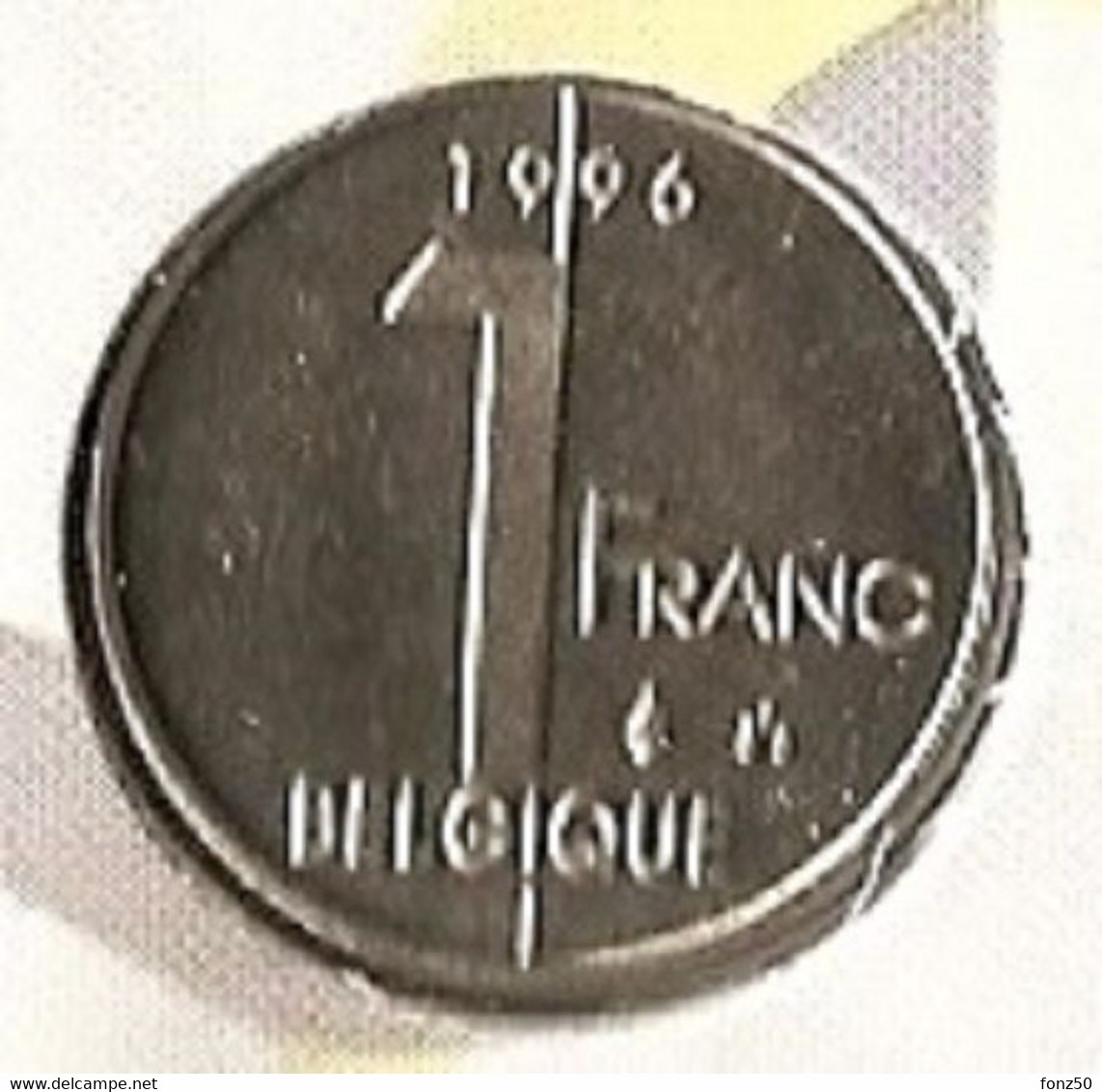 1 Frank 1996 Frans * Uit Muntenset * FDC - 1 Franc