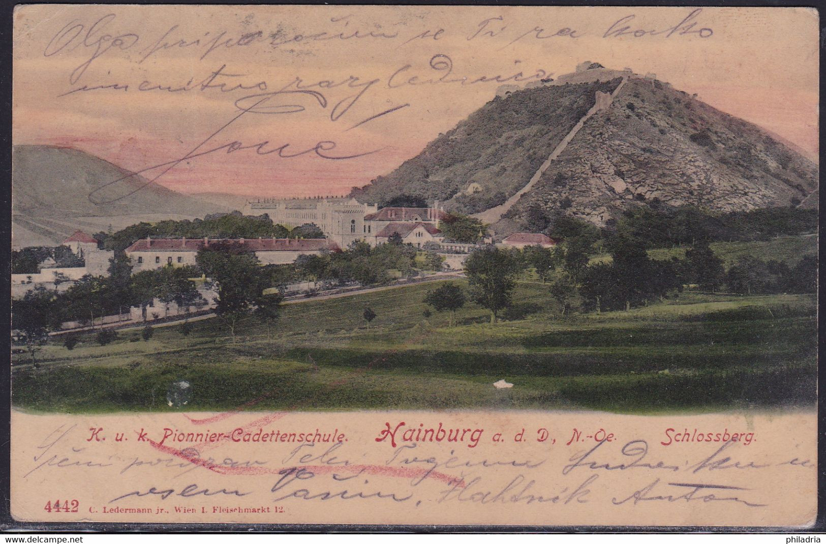 Hainburg, General View, Mailed  1901, Stamp Removed - Hainburg