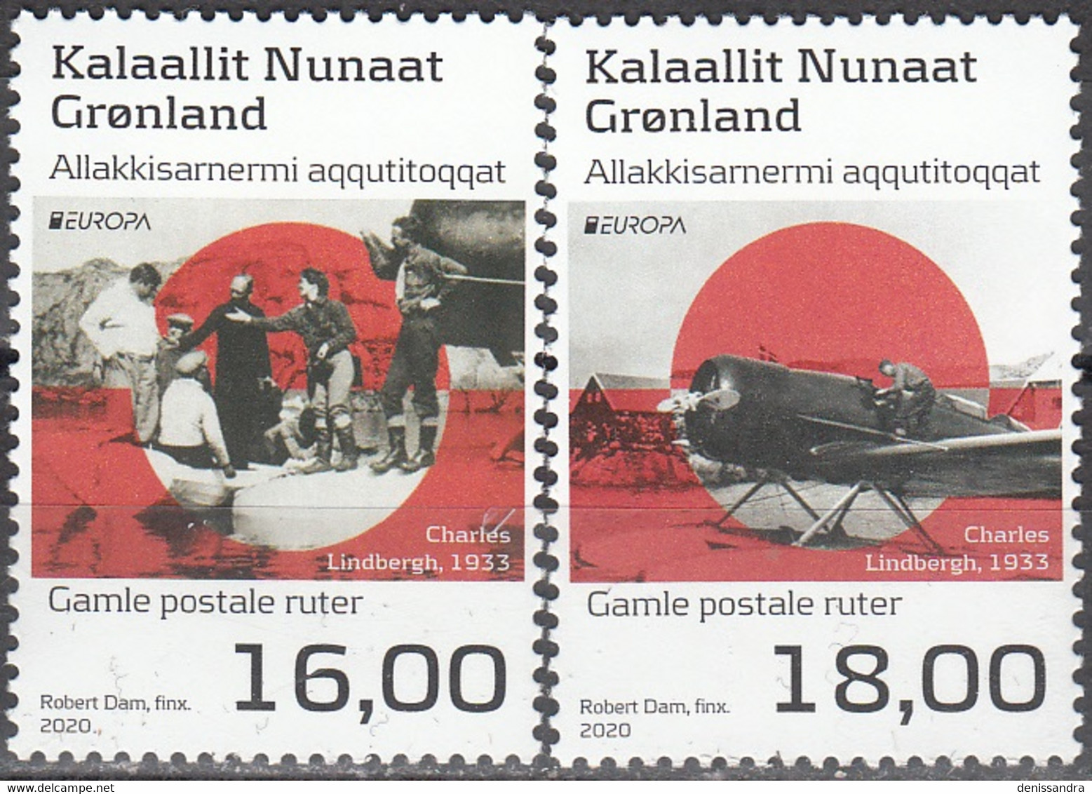 Groenland 2020 Europa CEPT Anciennes Routes Postales Neuf ** - Neufs