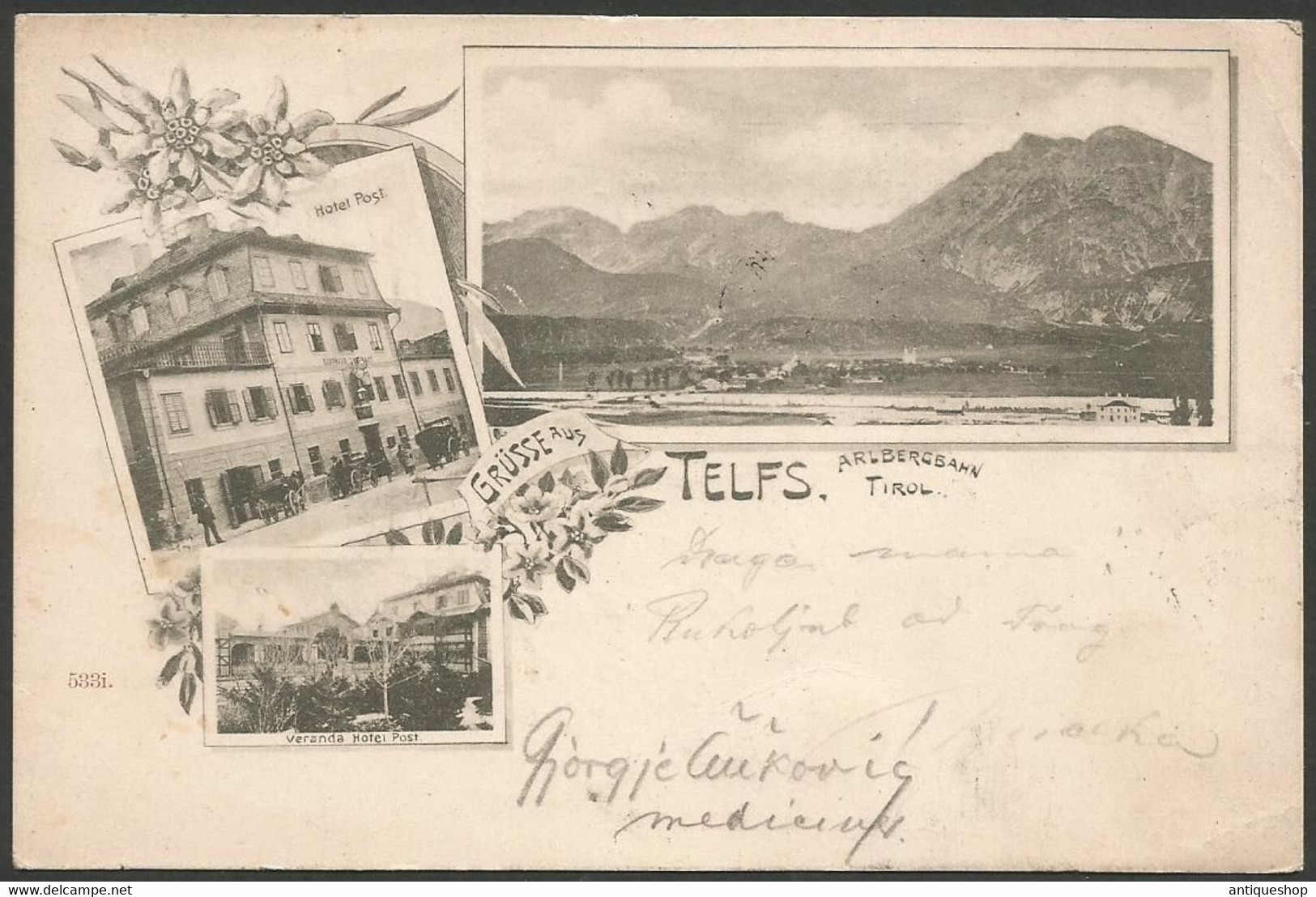 Austria-----Telfs-----old Postcard - Telfs
