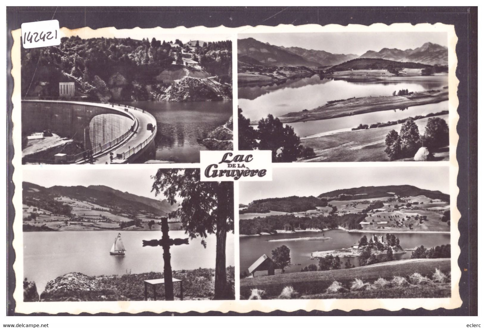 LAC DE LA GRUYERE ET BARRAGE DE ROSSENS - TB - Rossens