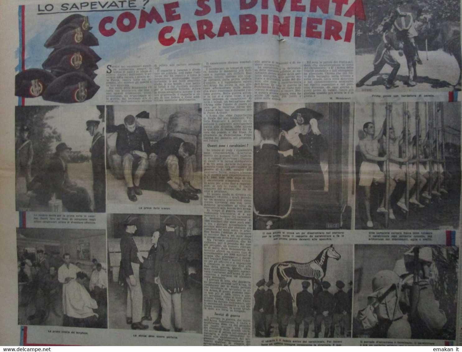 # DOMENICA DEL CORRIERE N 41 / 1941 TOBRUK / CARABINIERI / FRONTE RUSSO / GALILEO GALILEI - Premières éditions