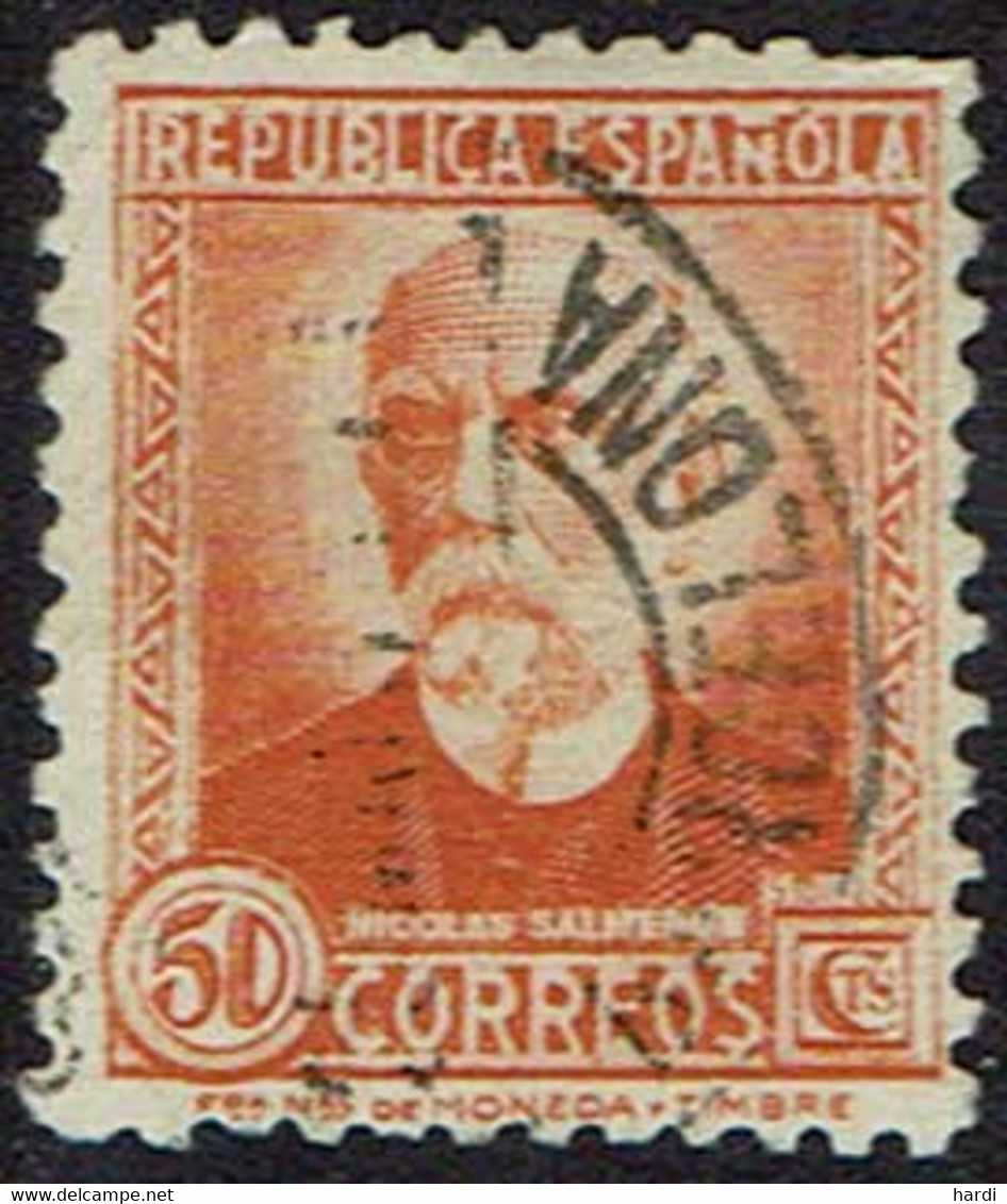 Spanien 1936, MiNr 625IIA, Gestempelt - Usados