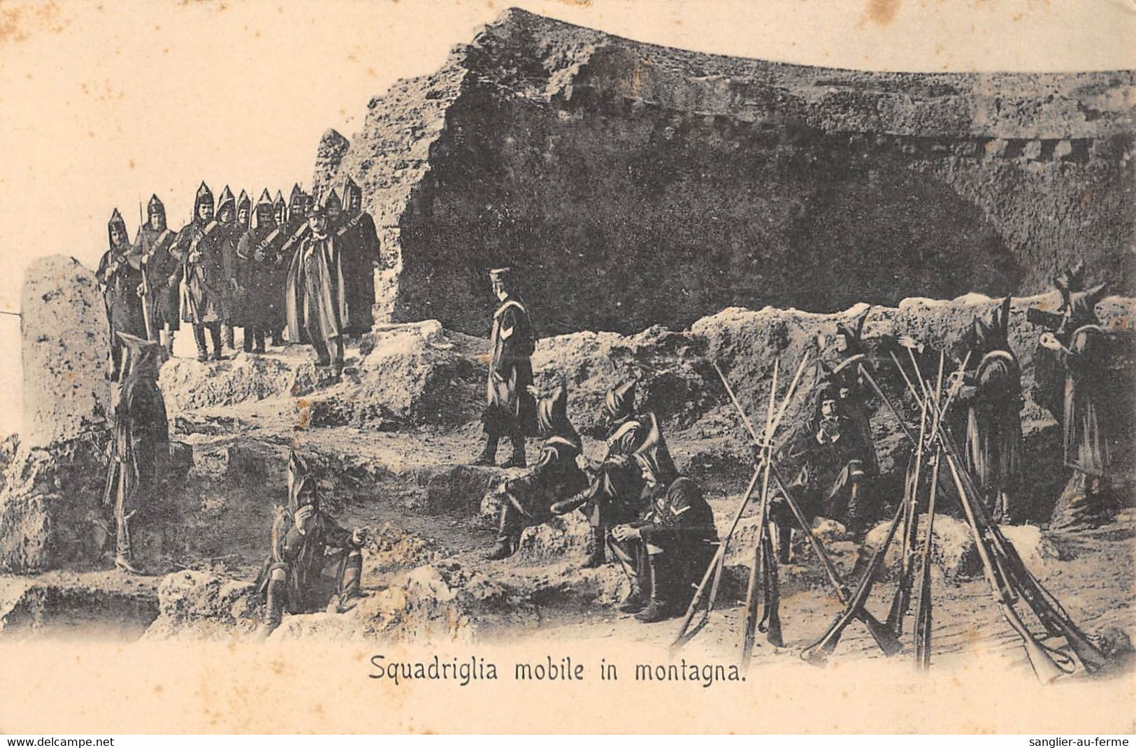 CPA CRETE SQUADRIGLIA MOBILE IN MONTAGNA - Griechenland