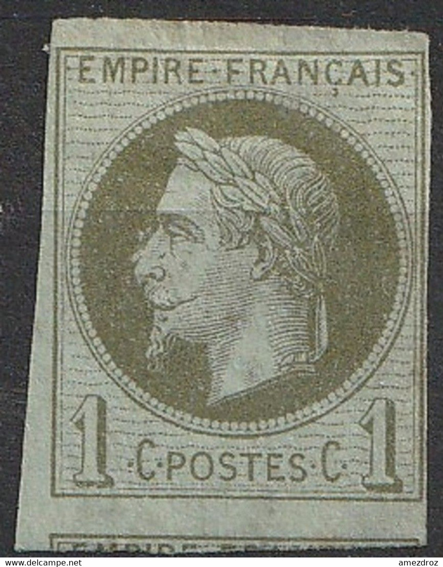 Colonies Emissions Générales 1871-72 N° 7 (n) Napoléon Filet Bas Gauche Frôlé (F21) - Napoleone III