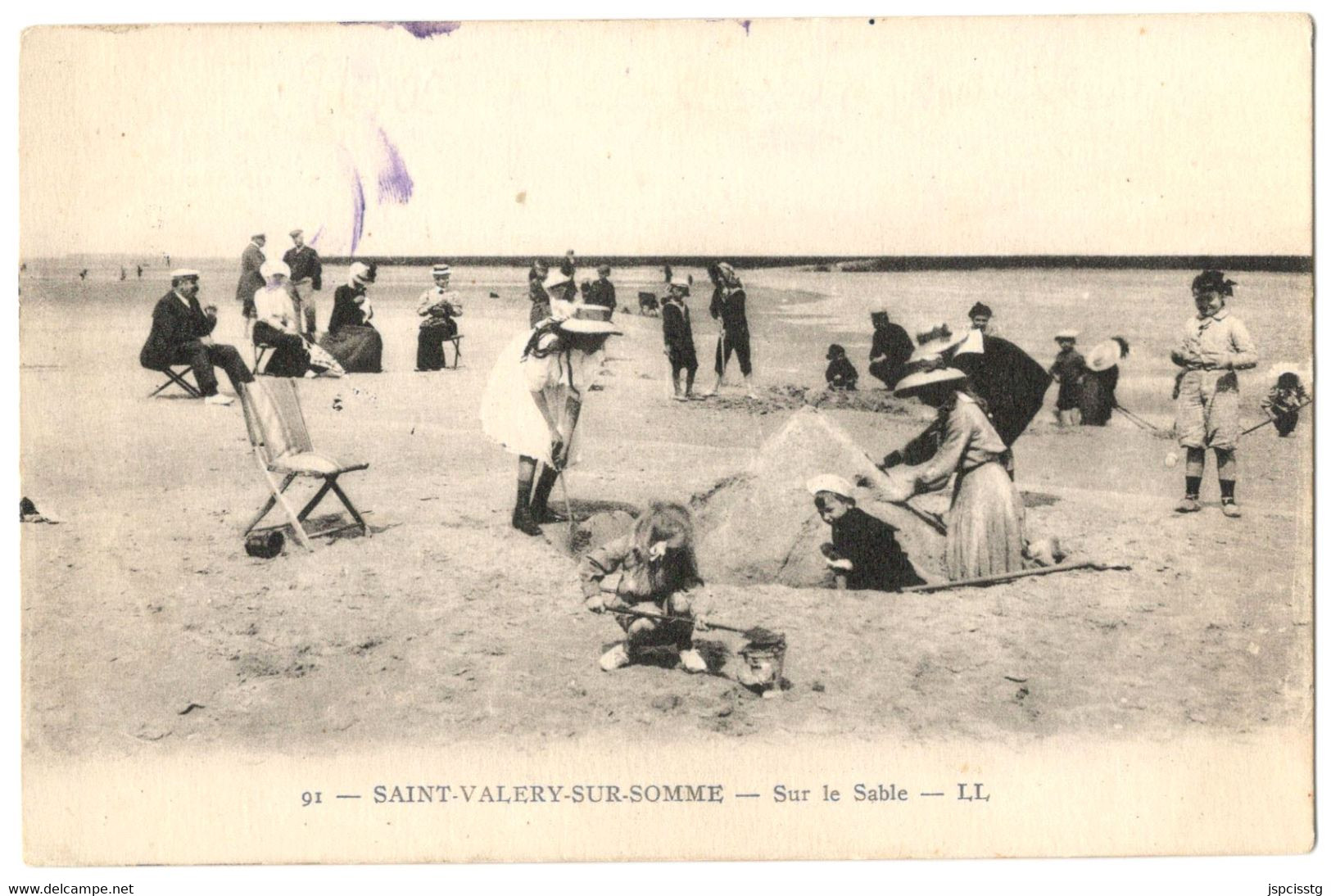 SAINT VALERY SUR SOMME Sur Le Sable  LL  91 - Saint Valery Sur Somme