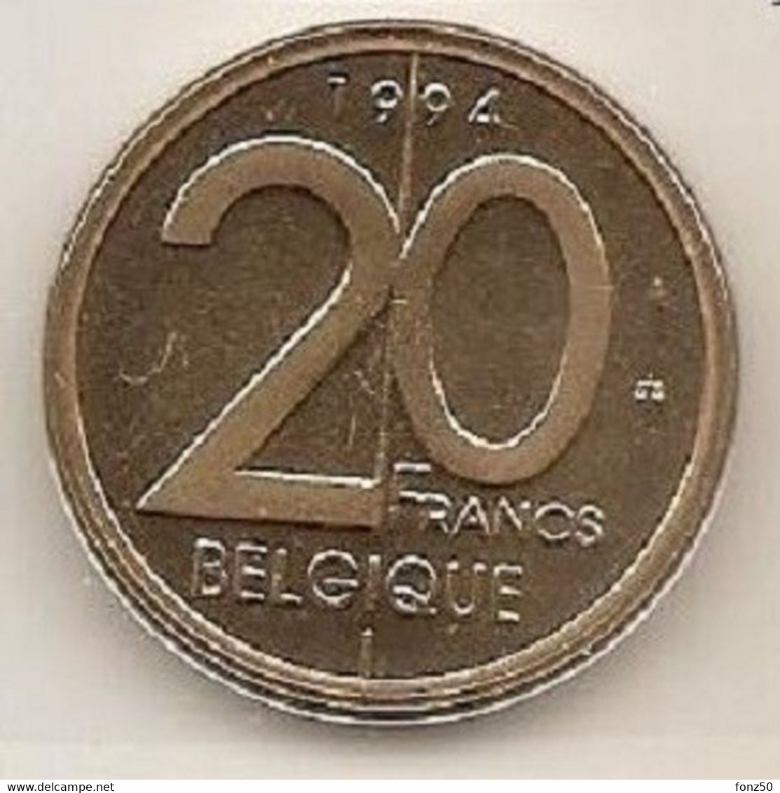 20 Frank 1994 Frans * Uit Muntenset * FDC - 20 Francs