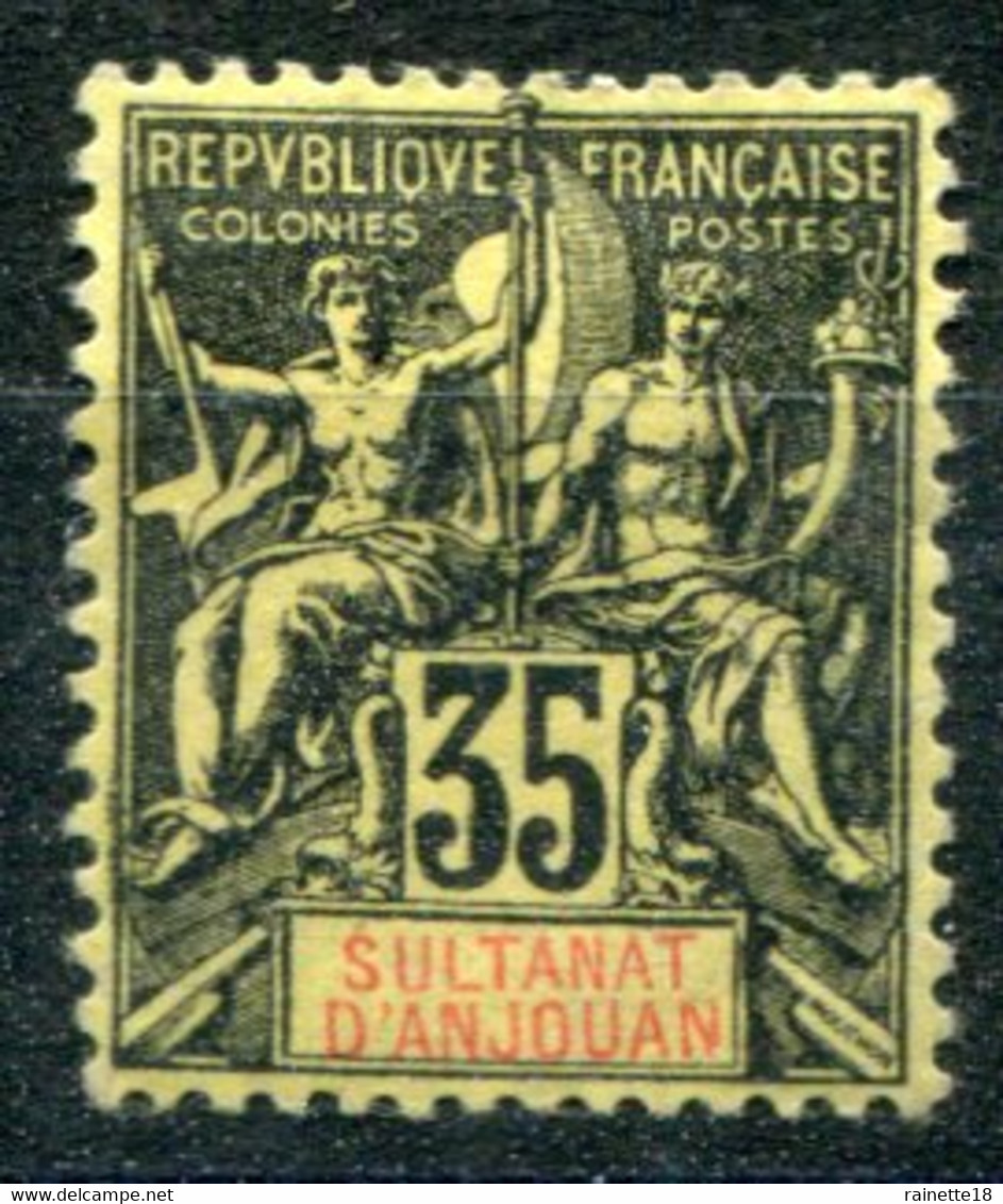 Sultanat D'Anjouan        17 * - Unused Stamps