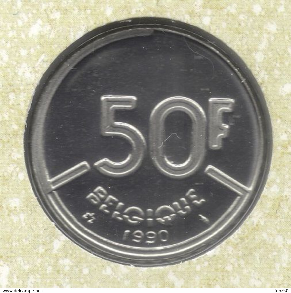 50 Frank 1990 Frans * Uit Muntenset * FDC - 50 Francs