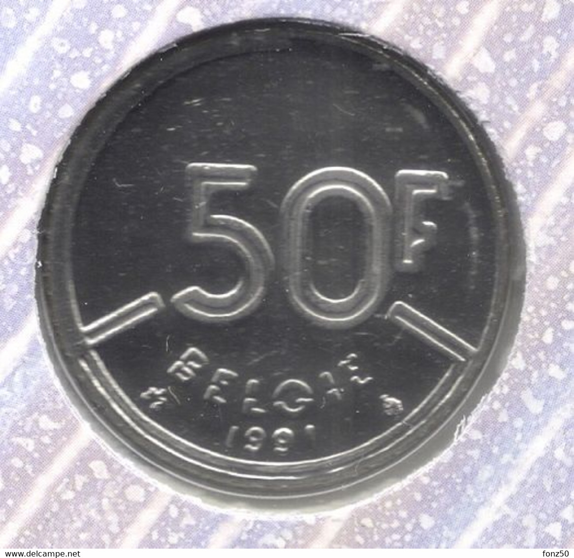 50 Frank 1991 Vlaams * Uit Muntenset * FDC - 50 Frank