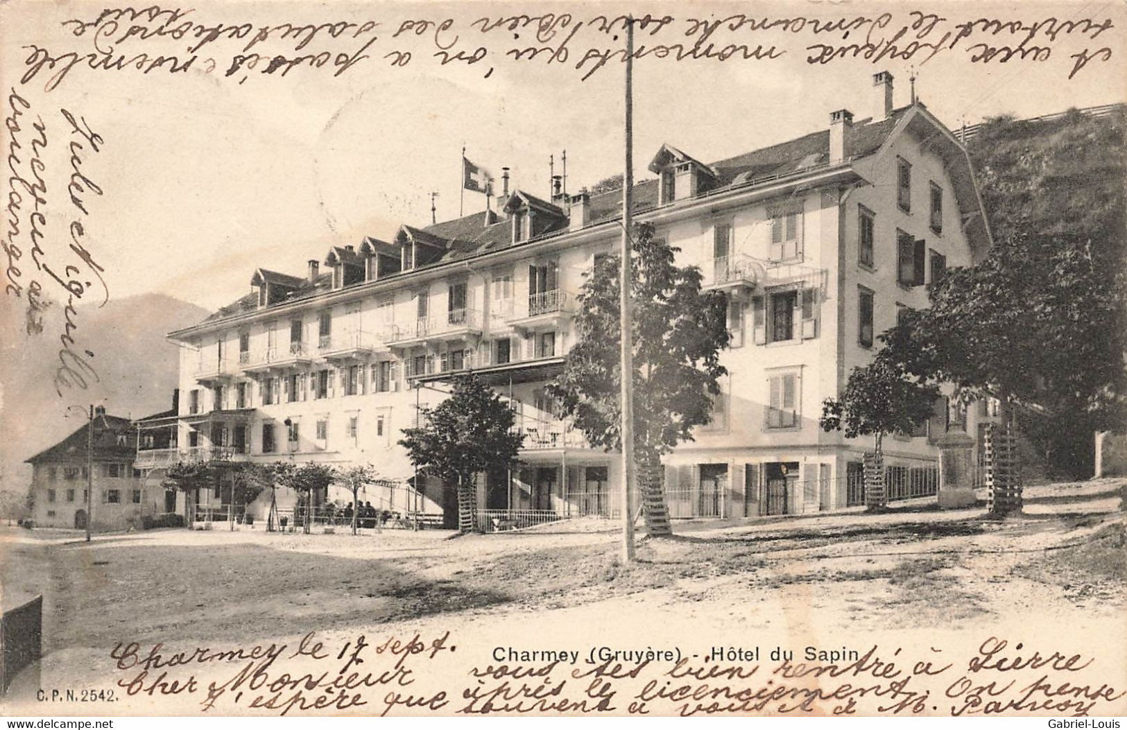Charmey Hotel Du Sapin Gruyère 1905 - Charmey