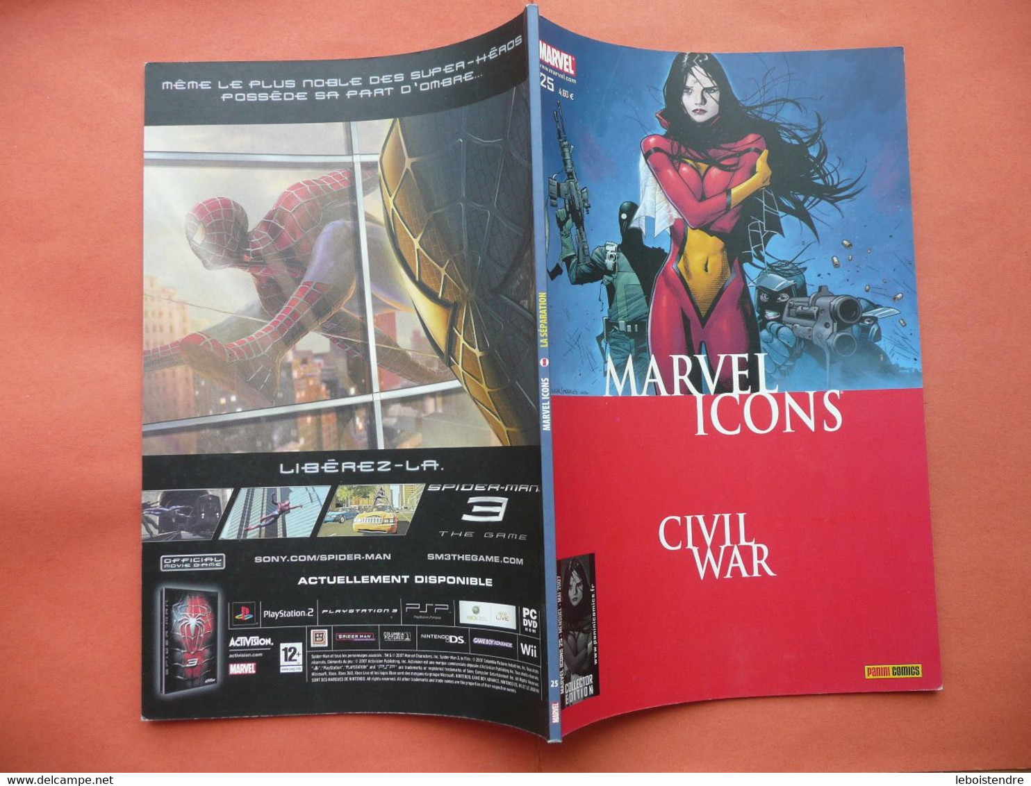 MARVEL ICONS N 25 MAI 2007 COLLECTOR EDITION CIVIL WAR MARVEL PANINI COMICS TRES BON ETAT - Marvel France