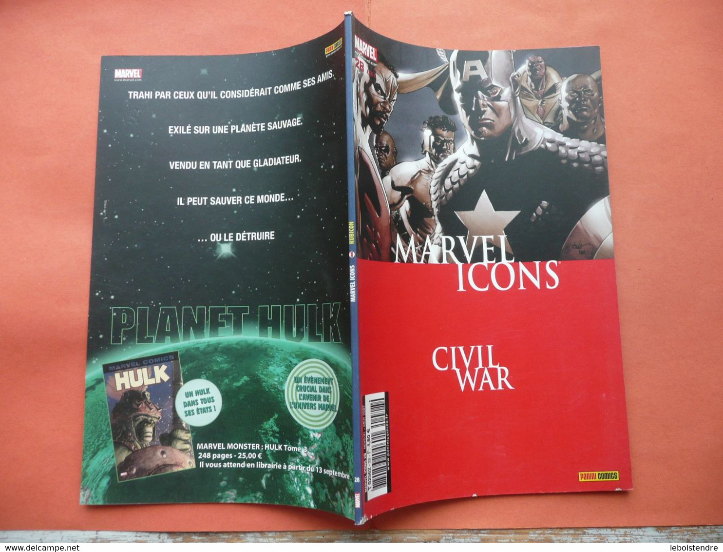 MARVEL ICONS N 28 AOUT 2007  CIVIL WAR MARVEL PANINI COMICS TRES BON ETAT - Marvel France