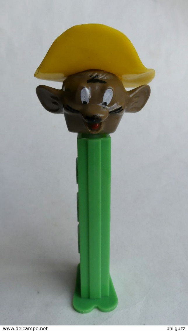 PEZ SPEEDY GONZALES Avec Pied épais VERT - With Green Feet 80s 3 942 683 USINE 8 - Pez