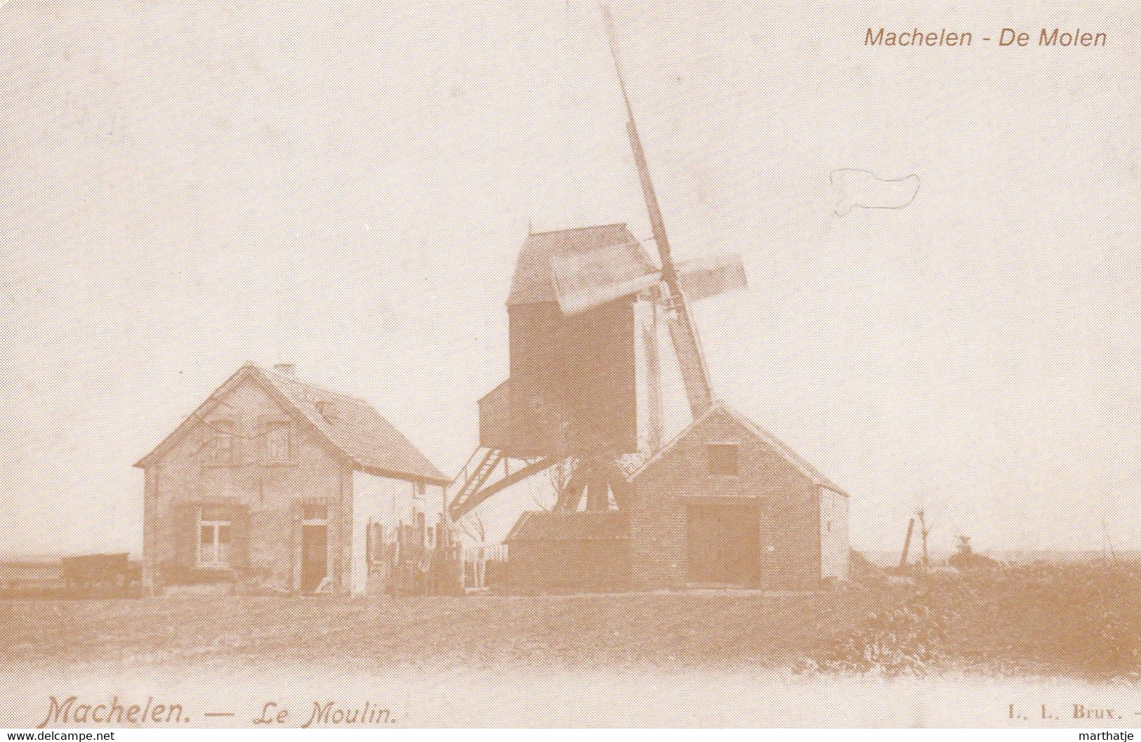 Machelen - De Molen - Le Moulin - Herdruk Gemeenteraadsverkiezingen 1982 - Machelen