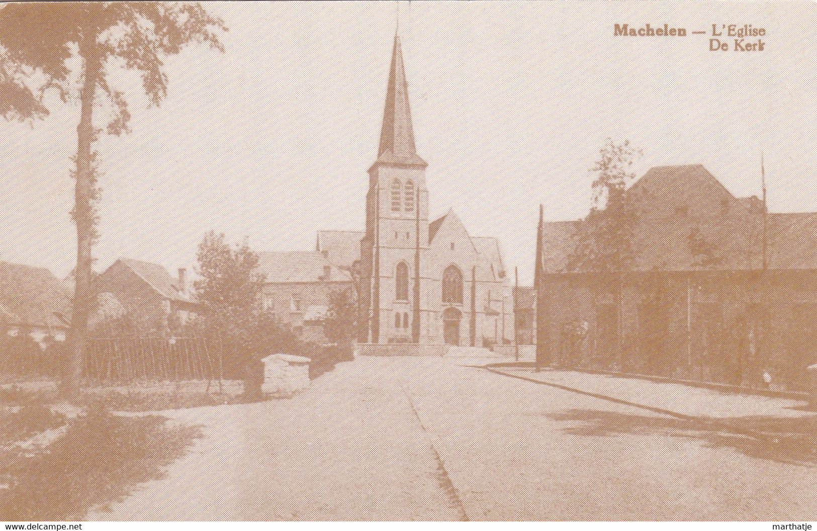 Machelen - De Kerk - L'Eglise - Herdruk Gemeenteraadsverkiezingen 1983 - Machelen