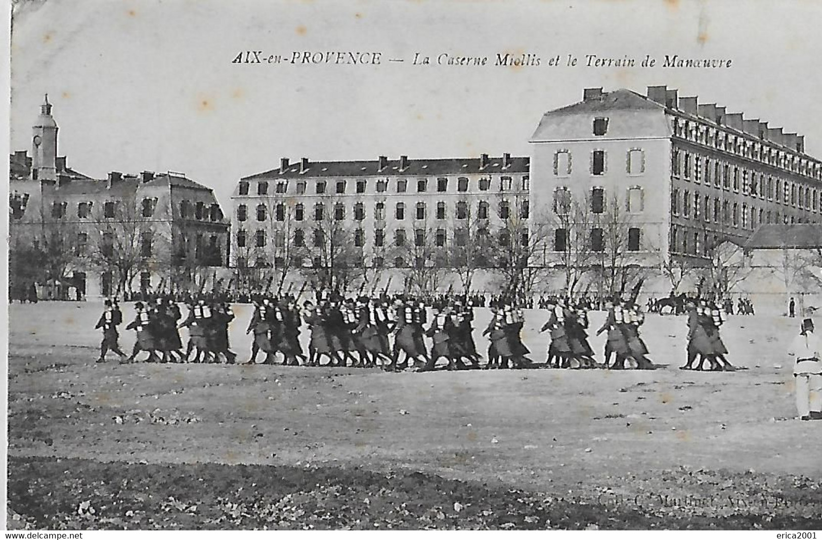 Aix En Provence. La Caserne Miollis Et Le Terrain De Manoeuvre. - Aix En Provence