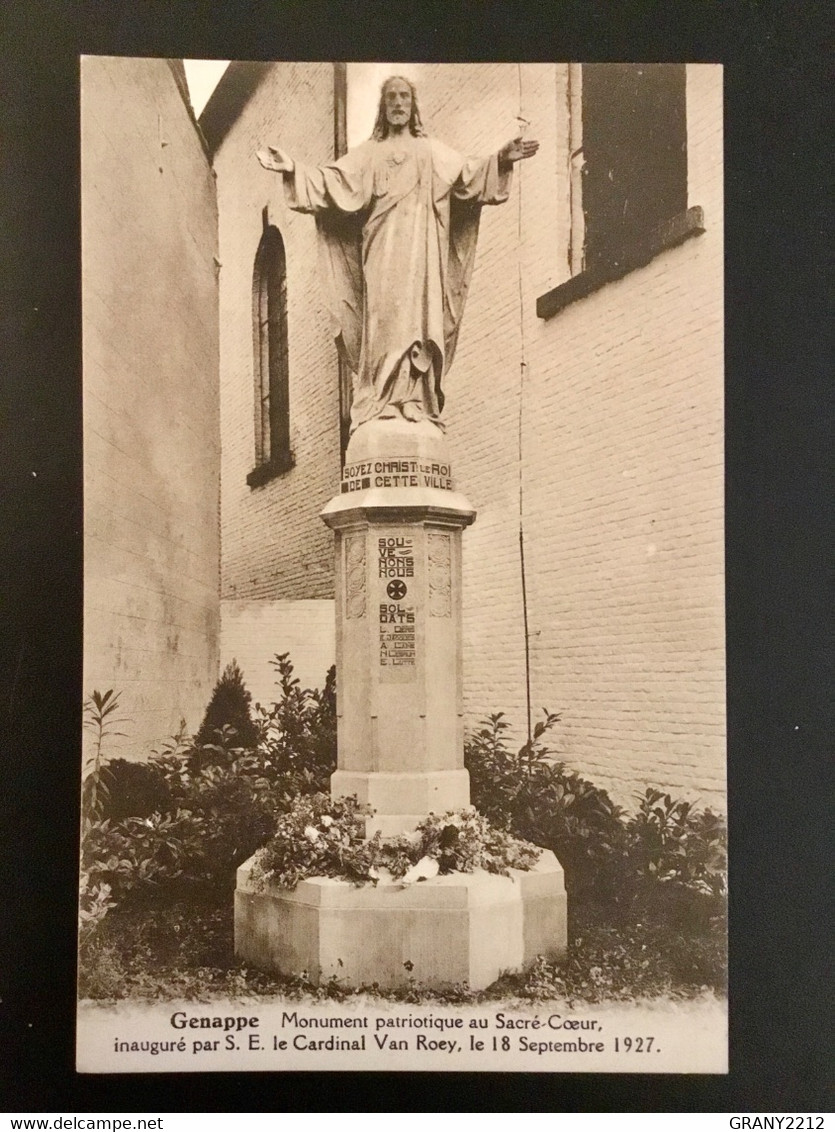 GENAPPE « MONUMENT PATRIOTIQUE AU SACRÉ-CŒUR «  Lutre -Stanga - Genappe