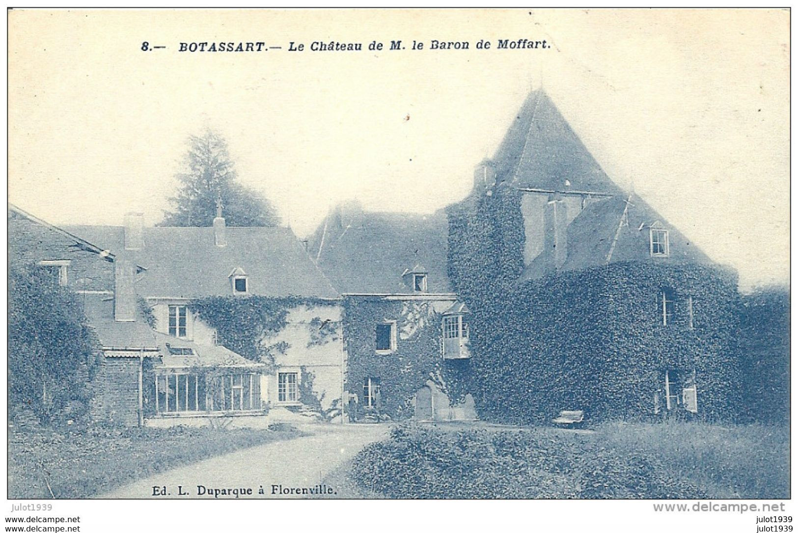 BOTASSART ..-- Le Château Du BARON DE MOFFARTS . Carte BLEUE !!! - Bouillon