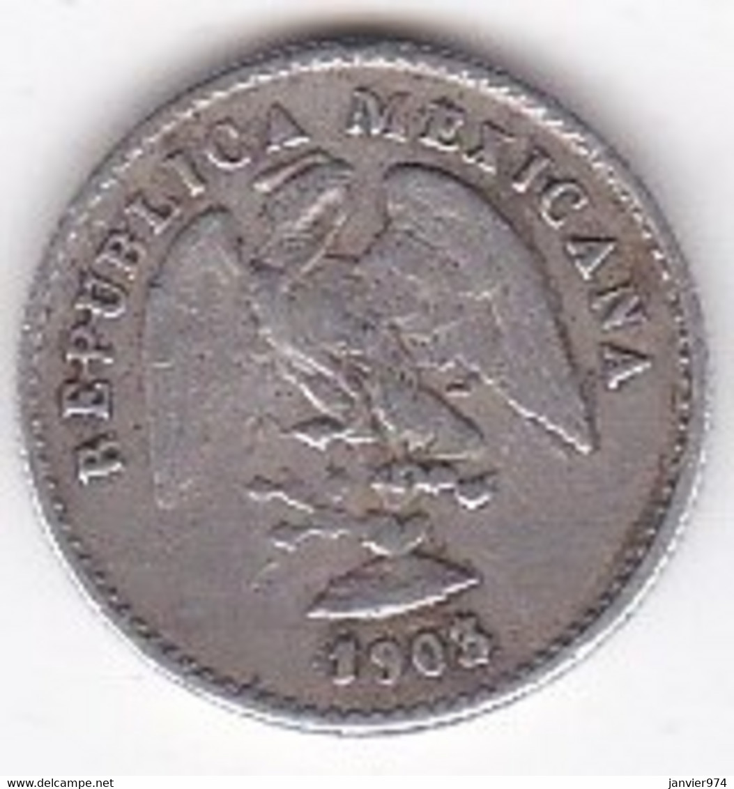 Mexique 5 Centavos 1903 Mo M, En Argent , KM# 400.2 - Mexico
