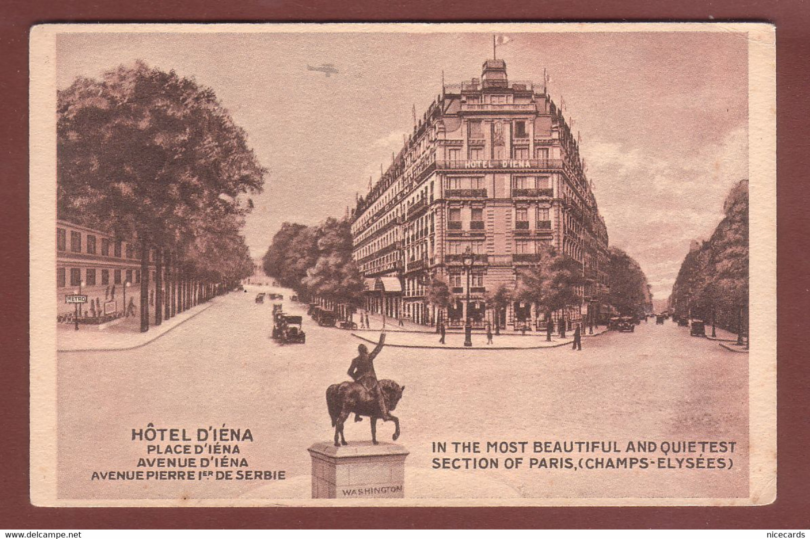 PARIS - HOTEL D'IENA - Sonstige & Ohne Zuordnung