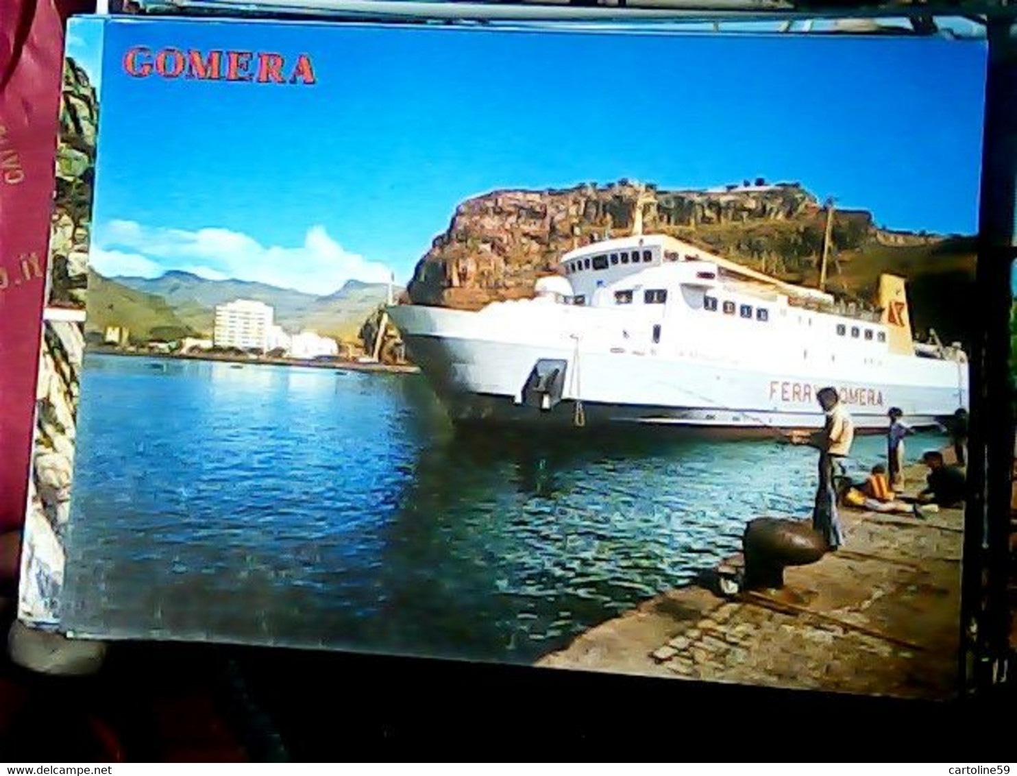 ESPANA SPAIN  Gomera San Sebastian Ferry Benchijigua NAVE SHIP Bateau, N1980  IP7514 - Gomera
