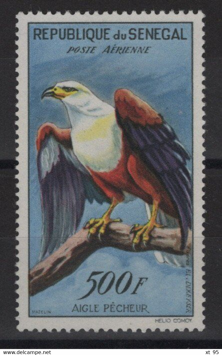 Senegal - PA N°35 - Faune - Oiseaux - Cote 23.30€ - ** Neuf Sans Charniere - Sénégal (1960-...)