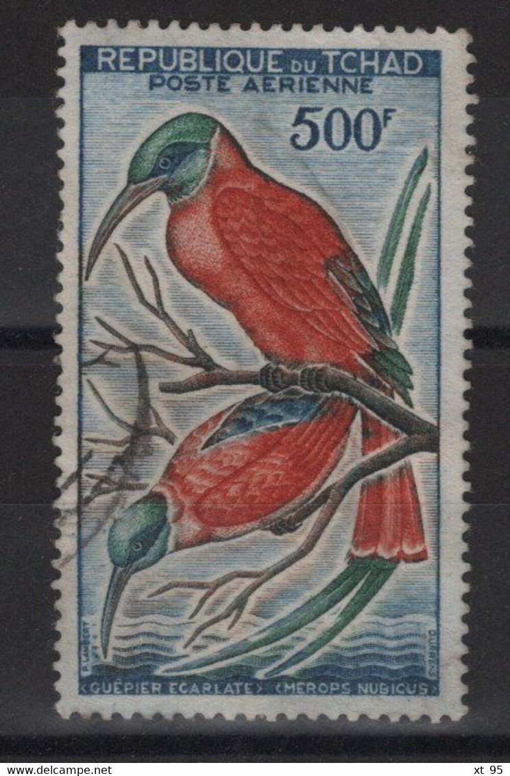 Tchad - PA N°6 - Faune - Oiseaux - Cote 7.50€ - Oblitere - Chad (1960-...)