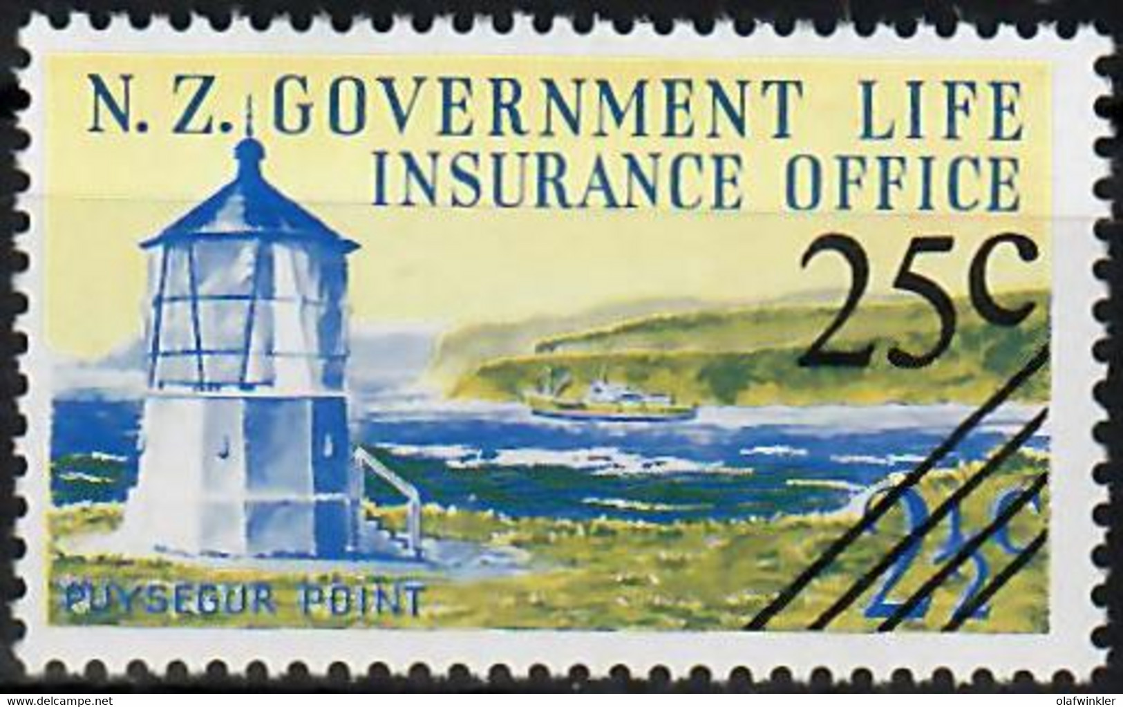 1978 Life Insurance: Lighthouses SG L63 / Sc OY50 / YT 138 / Mi 46 MNH / Neuf Sans Charniere / Postfrisch - Fiscaux-postaux