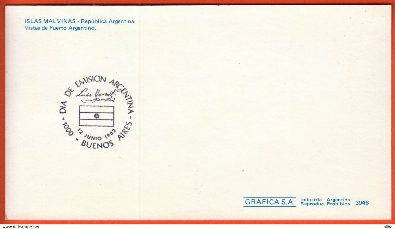 Argentina Buenos Aires 1982 / Islas Malvinas / MC - Lettres & Documents