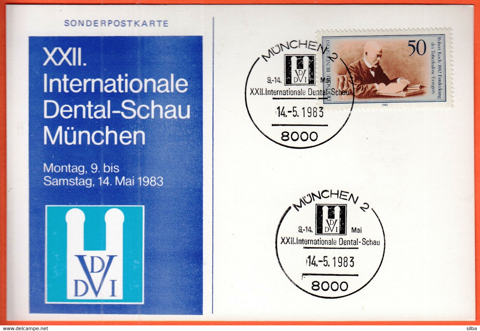 Germany Munchen 1983 / XXII. Internationale Dental Schau, Medicine, Health, Stomatology - Autres & Non Classés