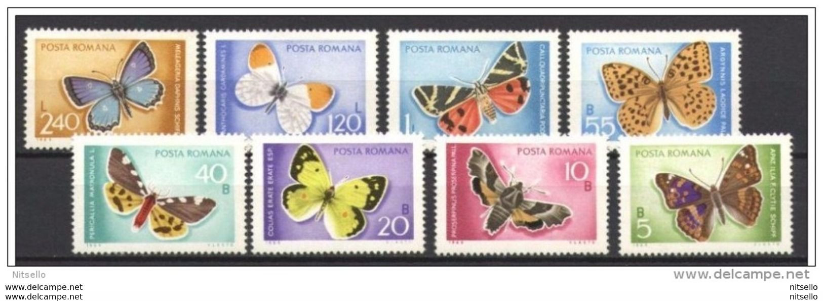 LOTE 1613 ///  (C100)   RUMANIA 1969 //  YVERT Nº: 2468/2475 **MNH  //   CATALOG 2012/COTE: 5,50€ - Unused Stamps