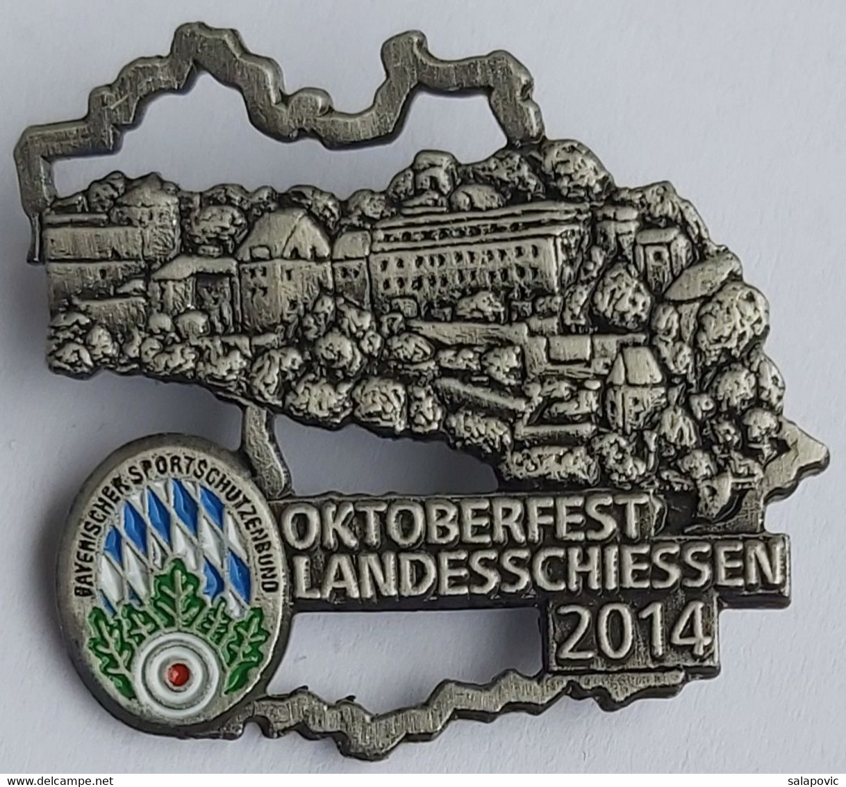 Oktoberfest Landesschiessen 2014 Bayerischer Sportschützenbund EV Bavarian Sports Shooting Association Germany PIN A5/4 - Boogschieten